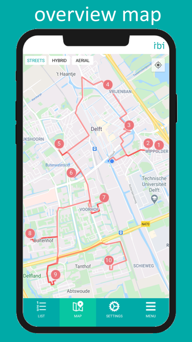 IBI - Optimal route planner Screenshot