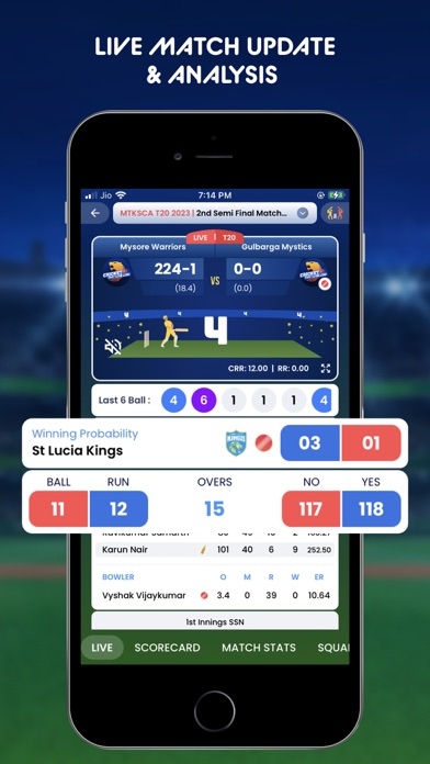 Cricket Fast Live Line Screenshot