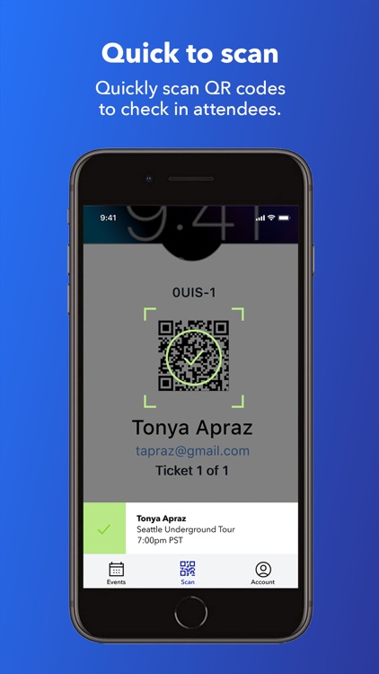 Experiences Check-In App