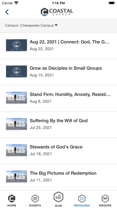 Coastal Church. Screenshot 3 - AppWisp.com Coastal Church. Screenshot 3 - AppWisp.com