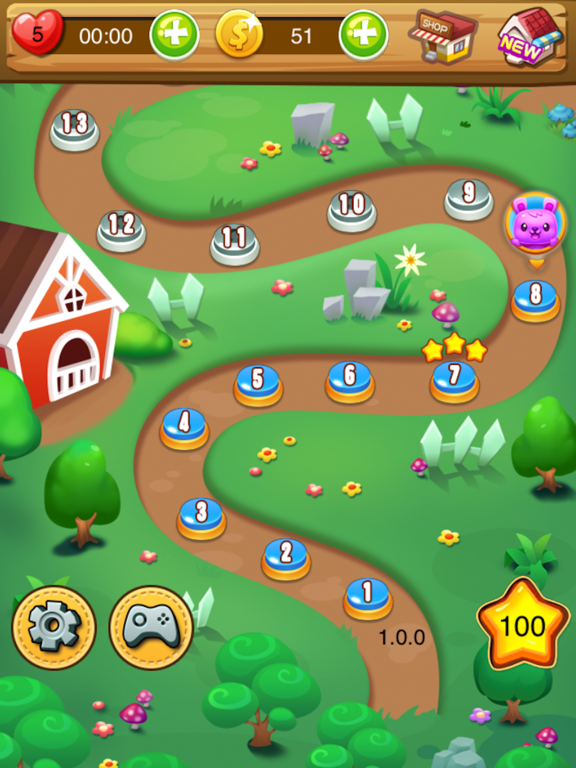 Screenshot #5 pour Animal Pop Fun - Match 3 Games