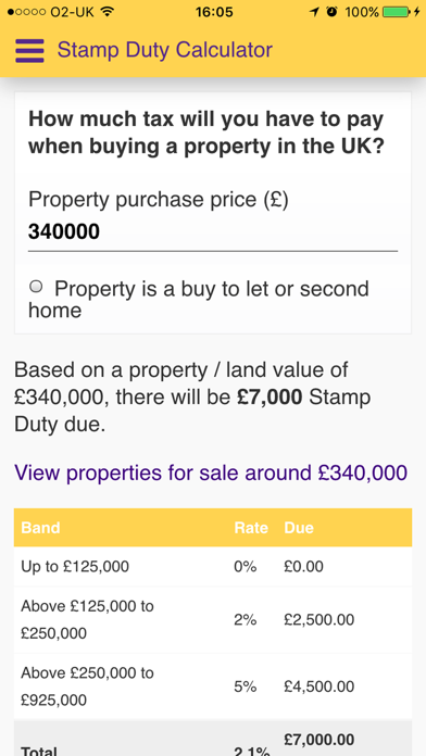 Sheens Property Search Screenshot