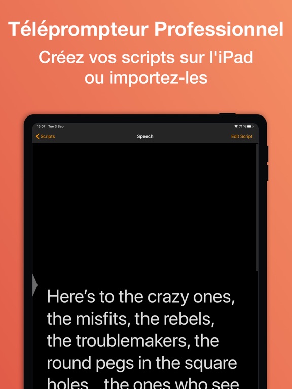 Screenshot #5 pour Téléprompteur