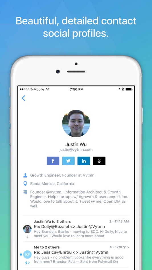 #4. Polymail: Email Inbox (iOS) Av: Polymail, Inc.