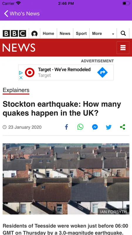 Who's News UK screenshot 2 of 4