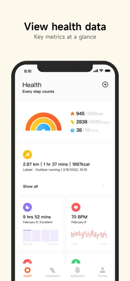 Game screenshot Mi Fitness (Xiaomi Wear Lite) mod apk