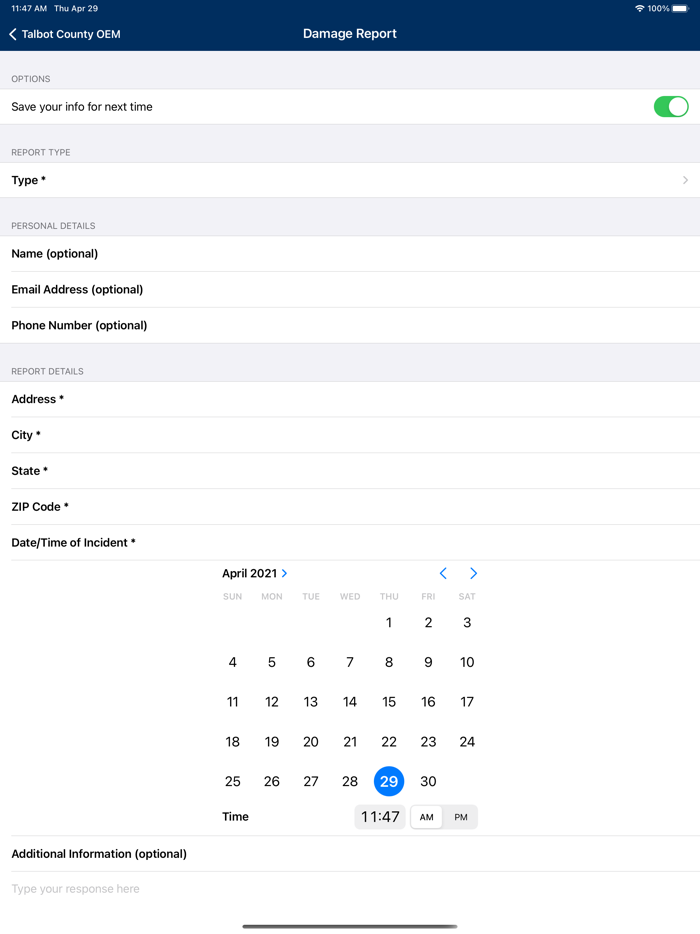 Talbot County MD DES