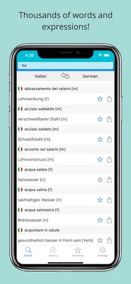 Game screenshot German Italian Dictionary + apk