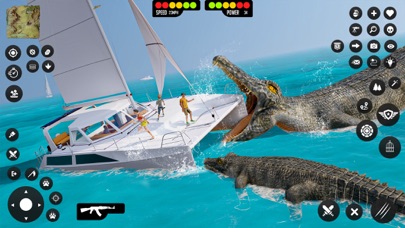 Screenshot #3 pour Crocodile Simulator Attack 3D