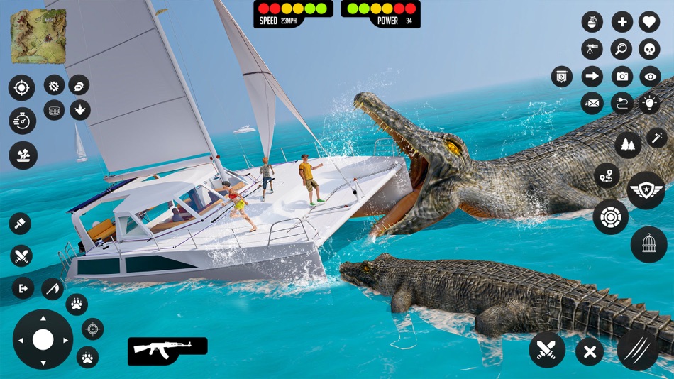 #3. Crocodile Simulator Attack 3D (iOS) 由: Five River Solutions Private Limited
