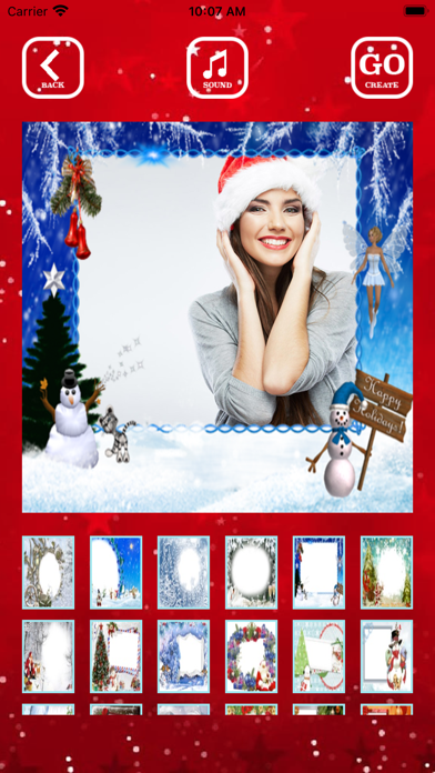Screenshot #1 pour Vidéos et cartes de noël
