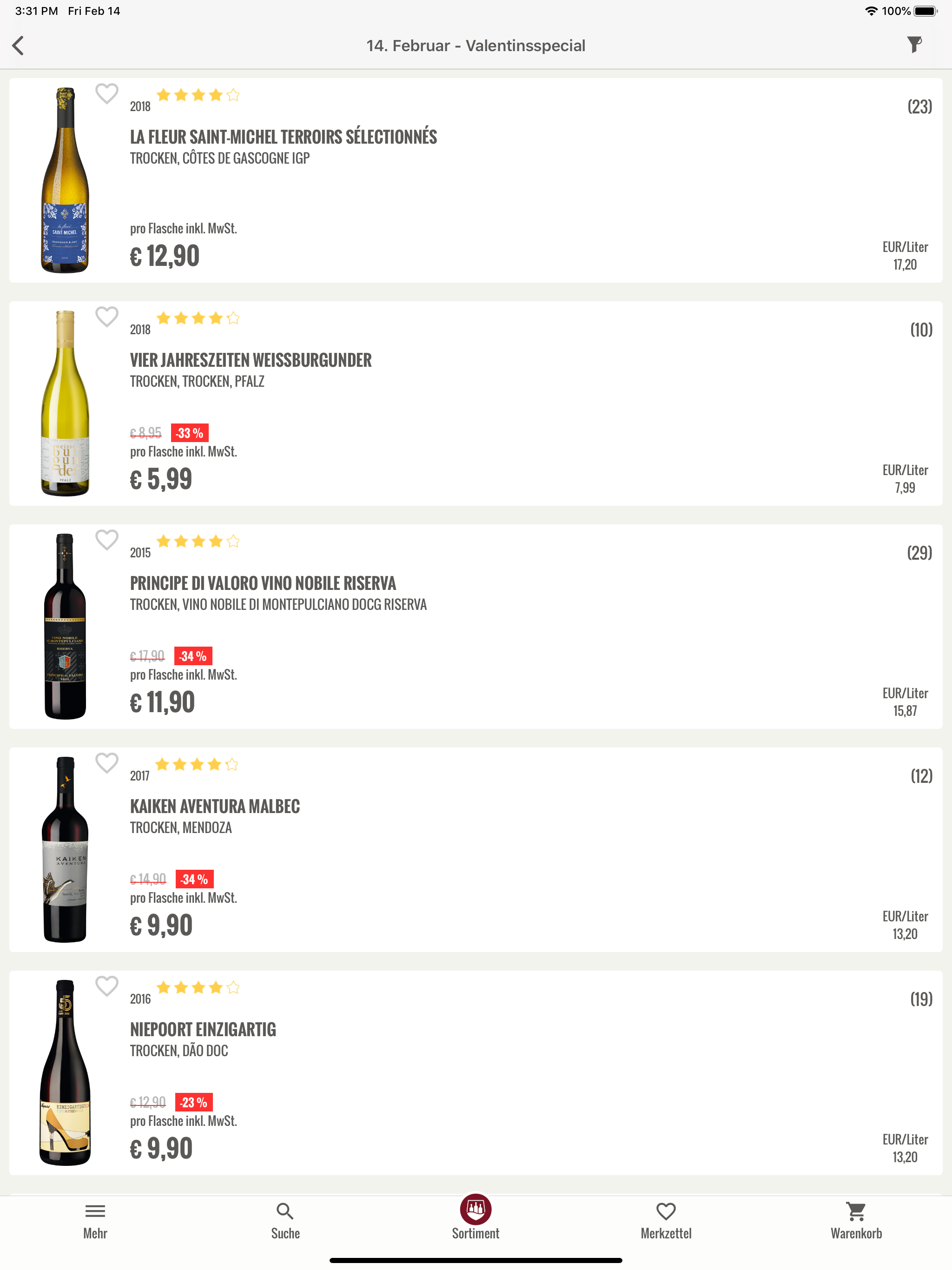 Hawesko - Wein mobil kaufen