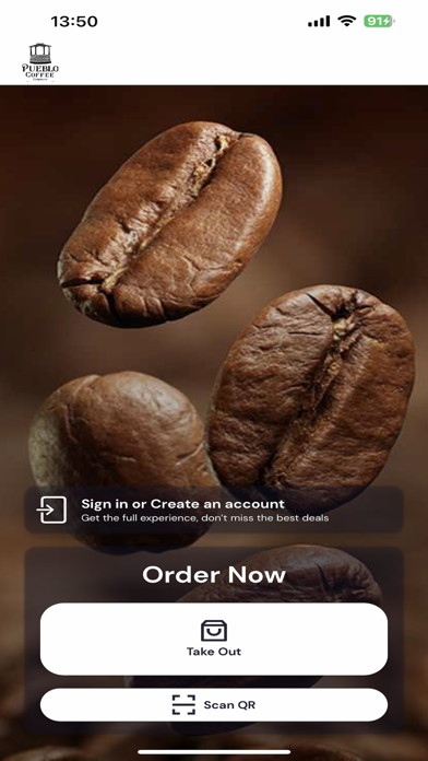Pueblo Coffee Company Screenshot