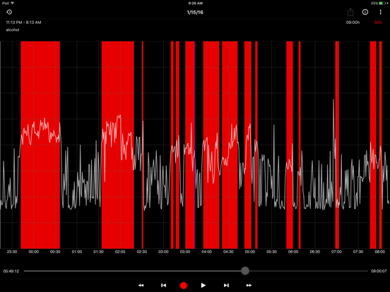 SnoreClock - Do you snore? iPad app afbeelding 5