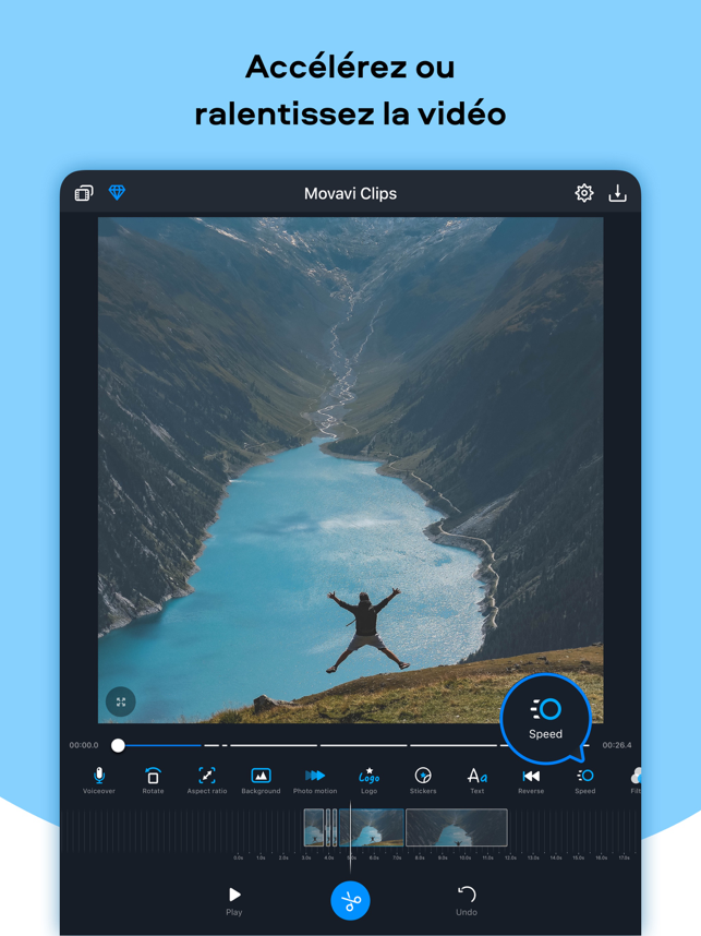 ‎Movavi Clips: Modifier video Capture d'écran