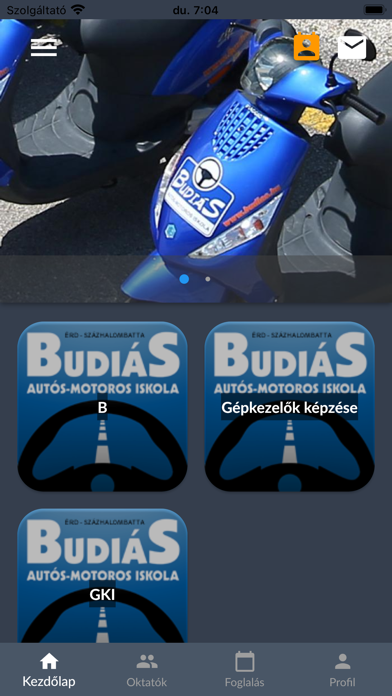Budiás Autósiskola Screenshot