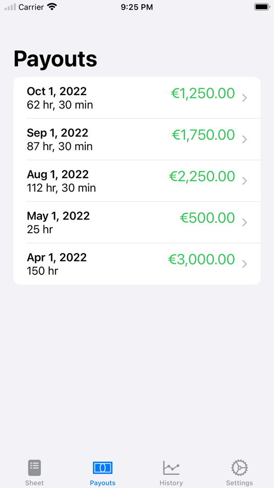 #3. TimeSheet Time Tracking (iOS) 由: Jonas Frey