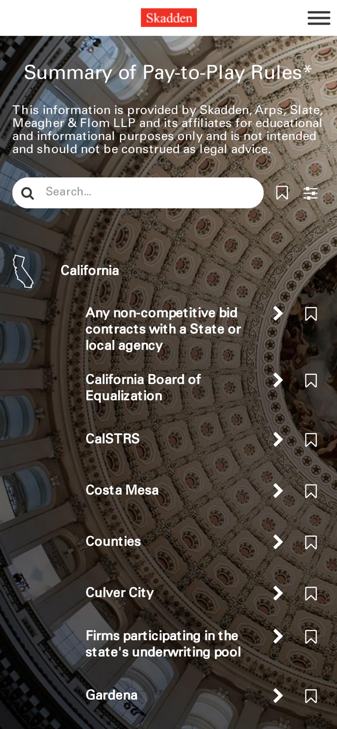 Skadden Political Law