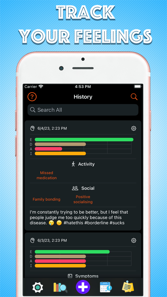 Borderline Mood Tracker - BPD