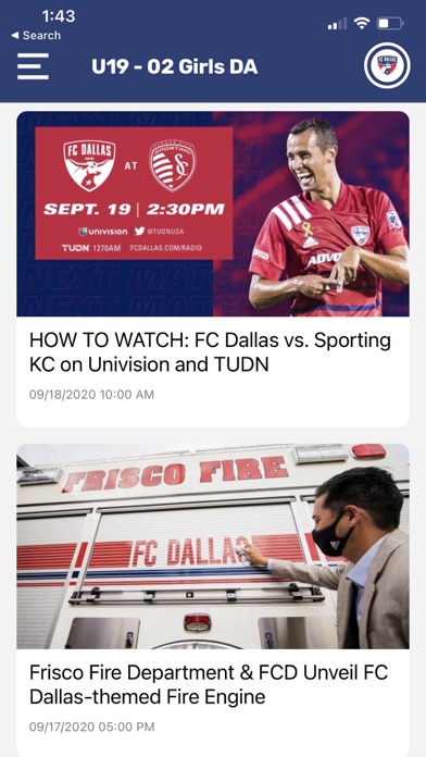 Screenshot #2 pour FC Dallas - Youth