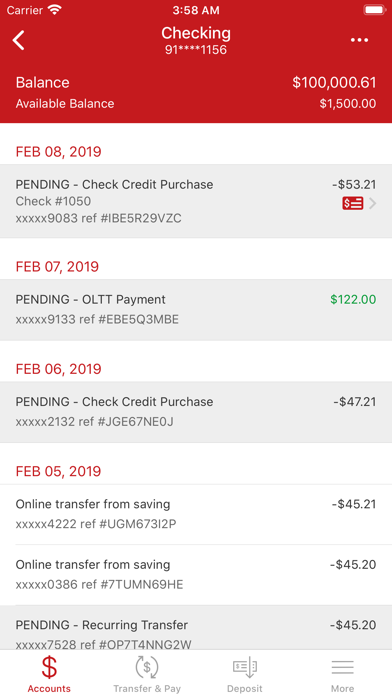 Centex Citizens Credit Union Screenshot