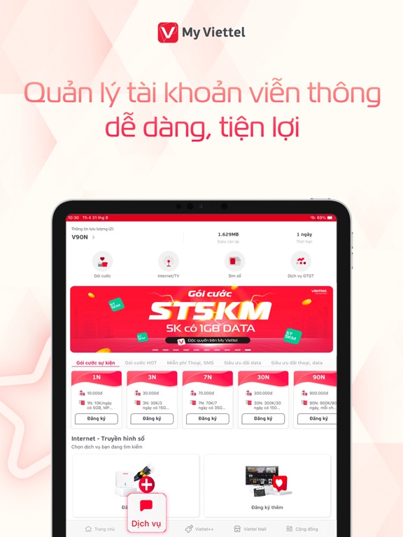 Screenshot #5 pour My Viettel: Tích điểm, Đổi quà