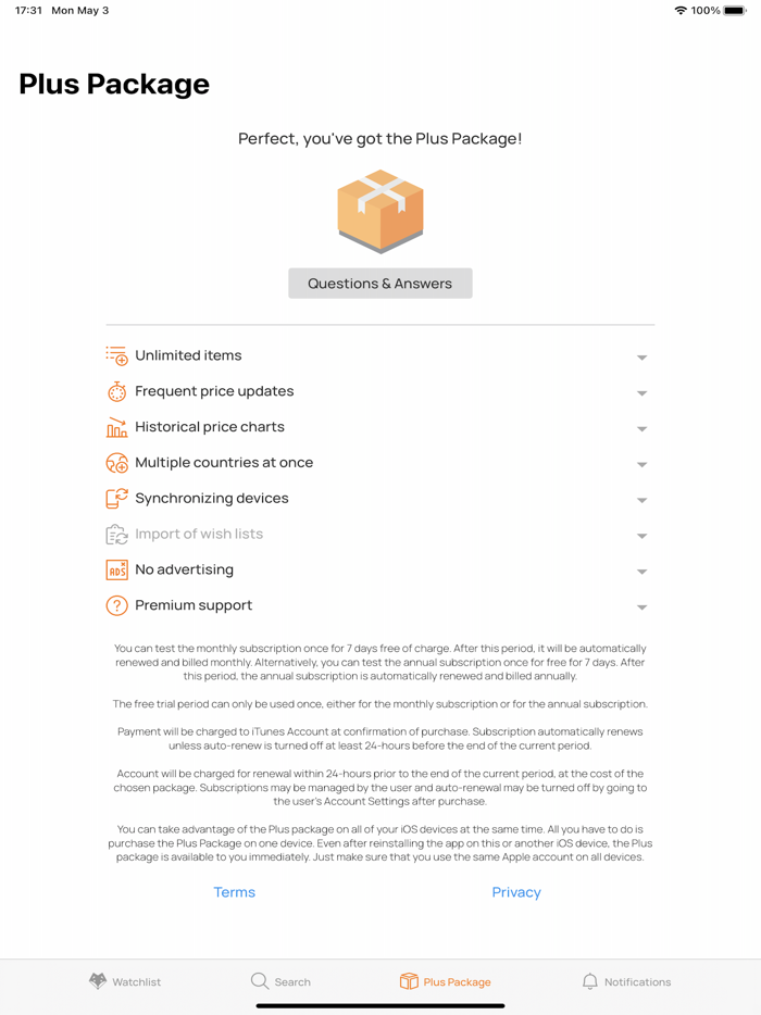 Dexter Price Alert for Amazon