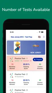 new jersey mvc permit practice iphone screenshot 3