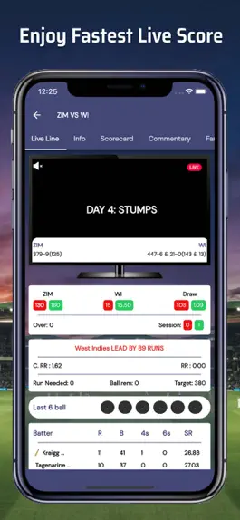 Game screenshot Live Cricket TV 2023 apk