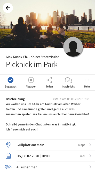 EfG - Kölner Stadtmission Screenshot