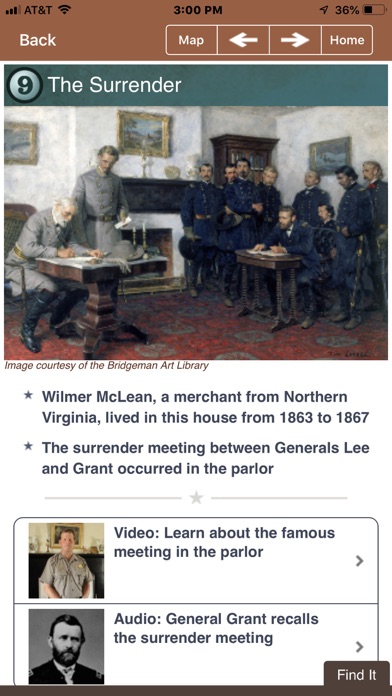 Appomattox Battle App Screenshot