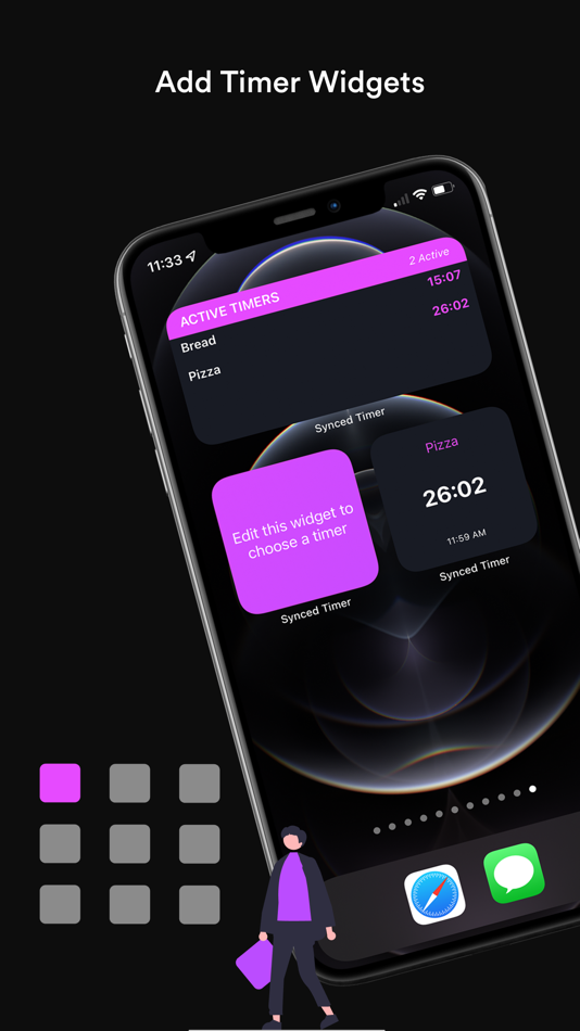 #7. Synced Timer Plus (iOS) Podle: Michael Boeding