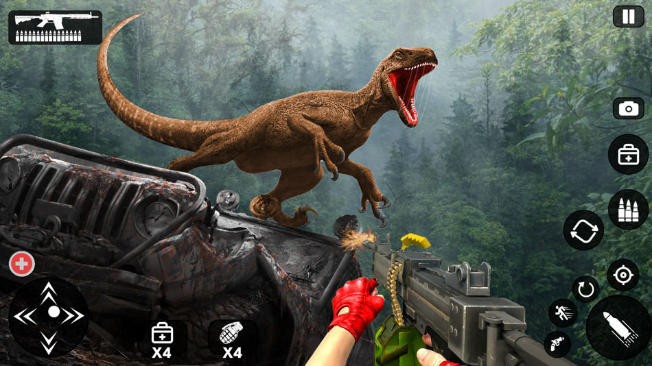 #3. Real Wild Dino Shooting Games (iOS) โดย: Muhammad Faisal