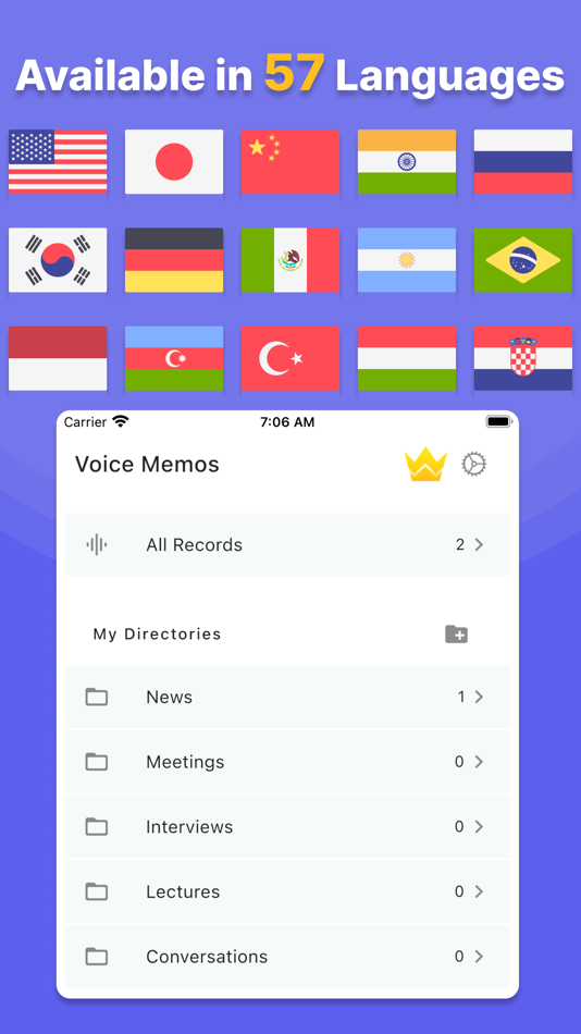 #6. Transcribe Voice to Text Vori (iOS) 由: Mehmet Demir