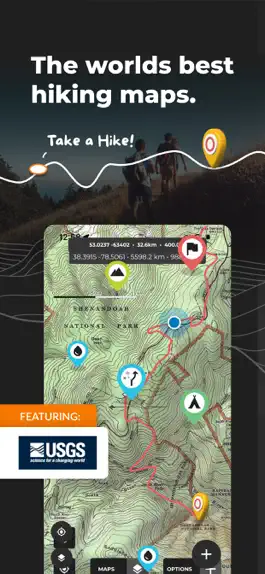 Game screenshot HiiKER: The Hiking Maps App apk