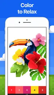 pixel art － color by number iphone screenshot 1