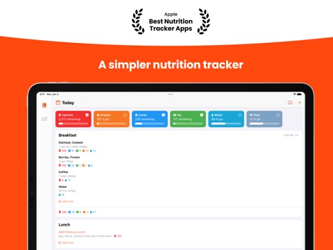 FoodNoms - Nutrition Trackerのおすすめ画像1