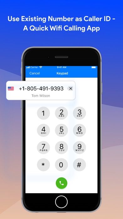 Moon Dialer: WiFi Calling App Screenshot