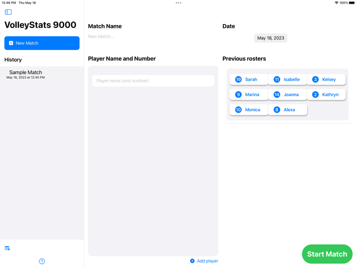 Volleyball Stats 9000