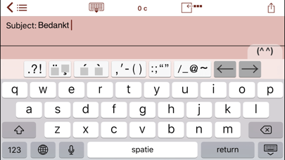 Screenshot #3 pour Easy Mailer Dutch Keyboard