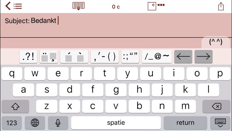 Easy Mailer Dutch Keyboard