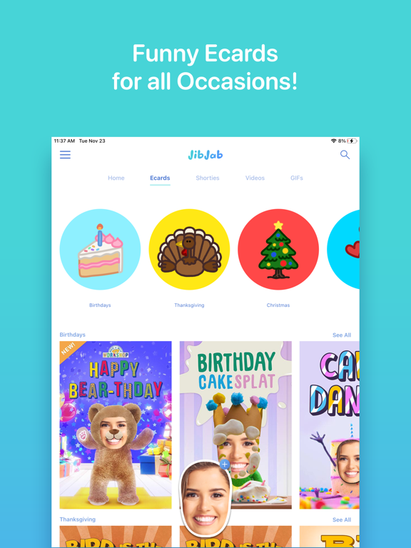 JibJab: Birthday Ecards & GIFs screenshot 3