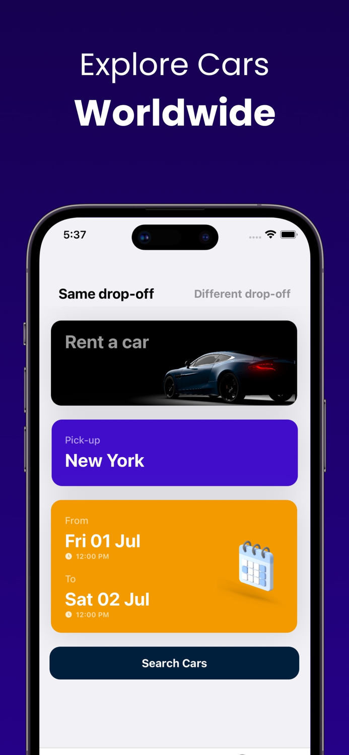 Cheap Car Rental・Cars Hire App