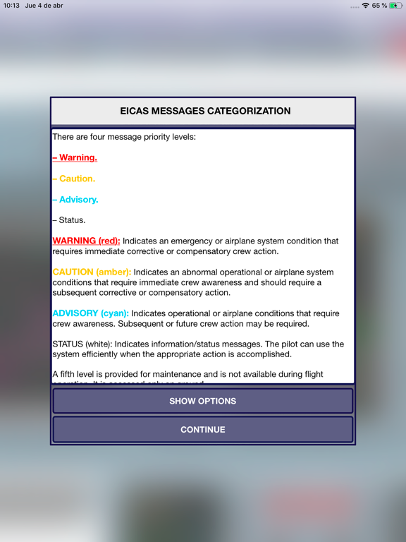 E-JETS Virtual Panel iPad screenshot 8 - Utilities app