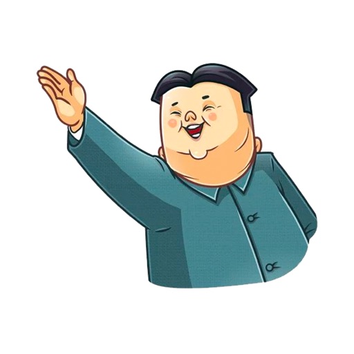 Mr Kim Emoji Funny Stickers icon