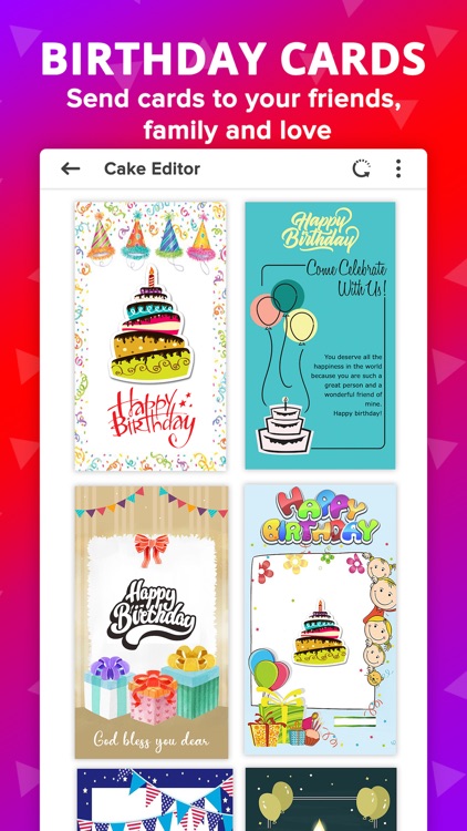 Birthday Photo Frame With Cake screenshot-9