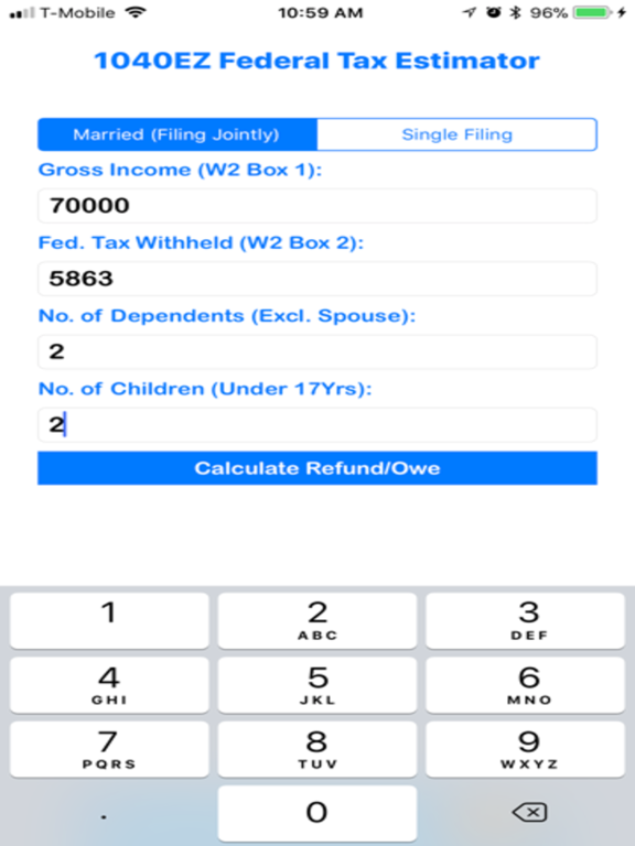 Screenshot #5 pour U-TaxCalculator
