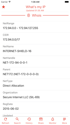 What's my IP address screenshot 3