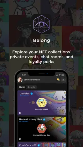 Game screenshot NFT Events & Chats - Belong mod apk