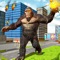 The carnivores have attacked the territory of the giant gorilla